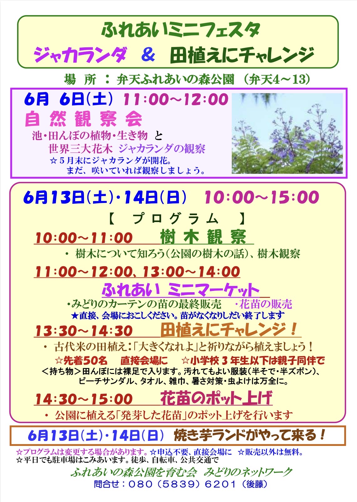 【浦安市】弁天で田植え体験とミニフェスタ開催